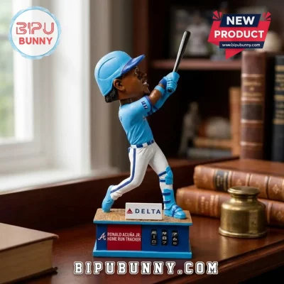 Atlanta Braves Ronald Acuña Jr 2026 Home Run Tracker Delta Base Bobblehead