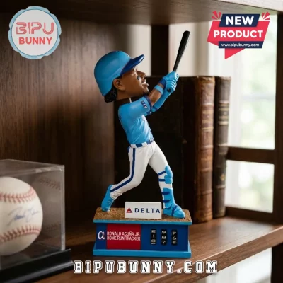 Atlanta Braves Ronald Acuña Jr 2026 Home Run Tracker Delta Base Bobblehead