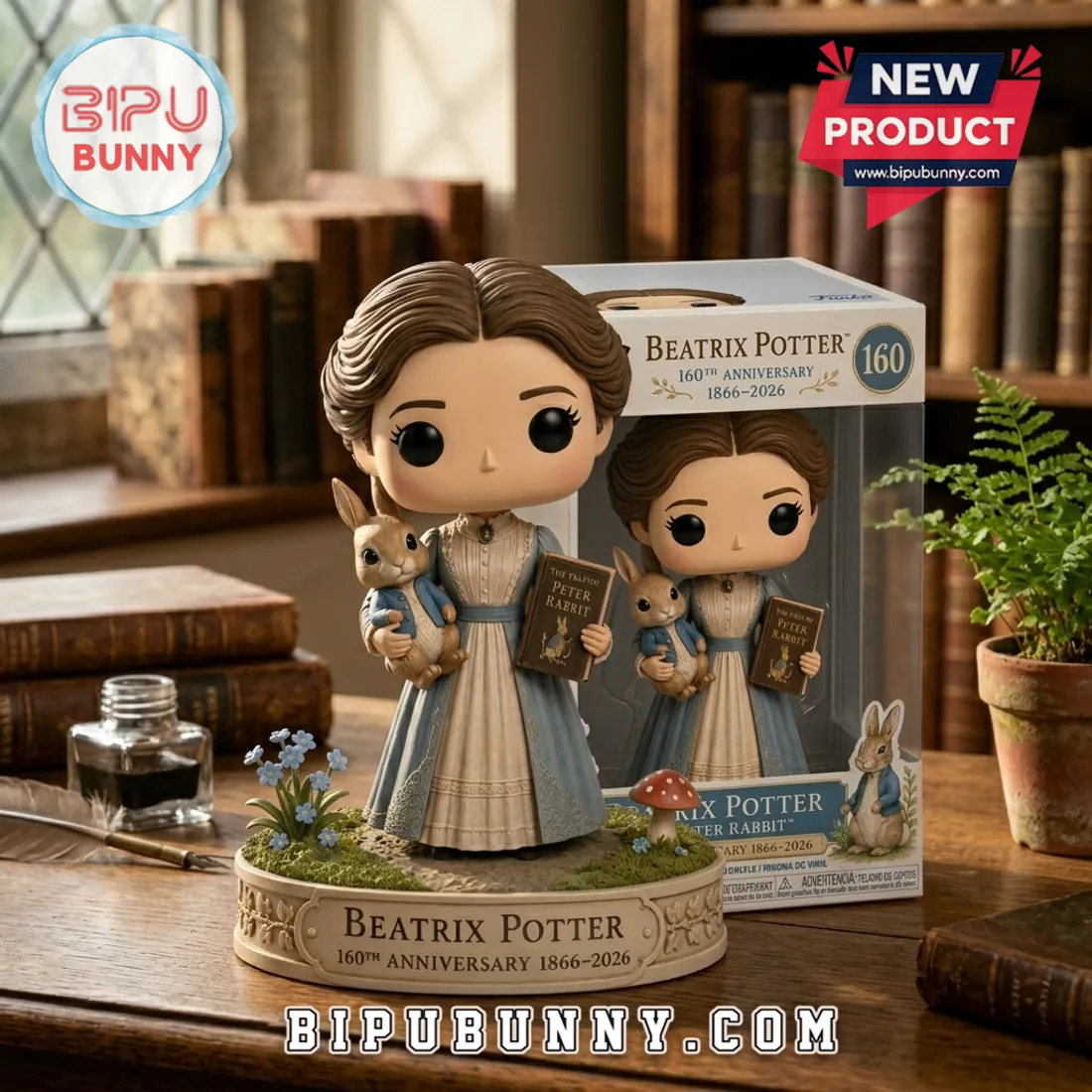 Beatrix Potter 160th Anniversary Edition 1866-2026 Detailed Resin Display Figure Beatrix Potter 160th Anniversary Edition 1866-2026 Detailed Resin Display Figure