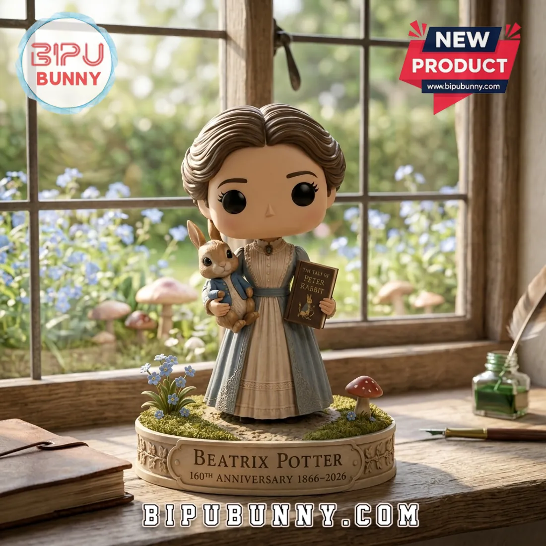 Beatrix Potter 160th Anniversary Edition 1866-2026 Detailed Resin Display Figure Beatrix Potter 160th Anniversary Edition 1866-2026 Detailed Resin Display Figure