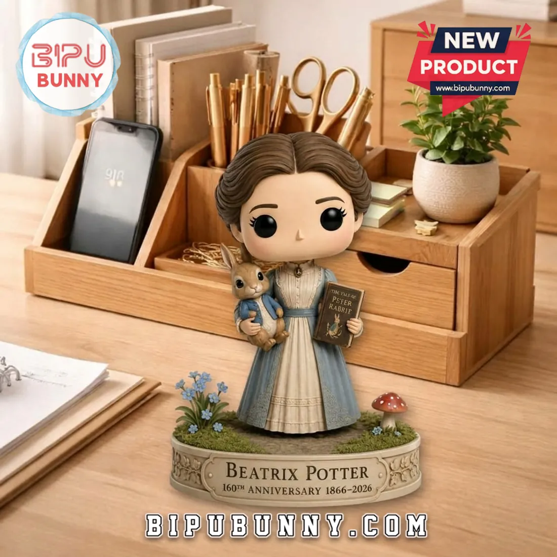 Beatrix Potter 160th Anniversary Edition 1866-2026 Detailed Resin Display Figure Beatrix Potter 160th Anniversary Edition 1866-2026 Detailed Resin Display Figure