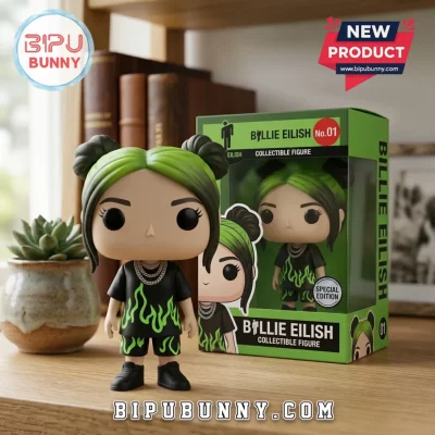 Billie Eilish Green Roots Era Vinyl Figure Special Edition Sculpted Statue