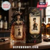 Blackheart 93 proof premium spiced rum glass bottle featuring a pirate queen sculpture and matching ornate display box.!