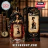Blackheart Premium Spiced Rum bottle featuring a sculpted pirate queen figure and matching rectangular display box.!