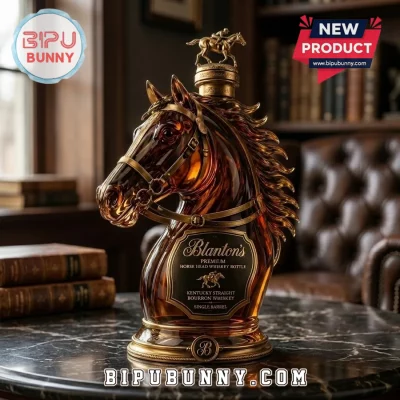 Blanton’s Horse Head Single Barrel Bourbon Whiskey Bottle