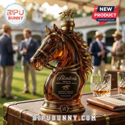 Blanton’s Horse Head Single Barrel Bourbon Whiskey Bottle