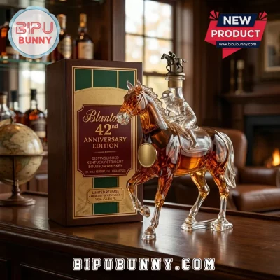 Blanton's 42nd Anniversary Edition Racehorse Jockey Glass Whiskey Decanter