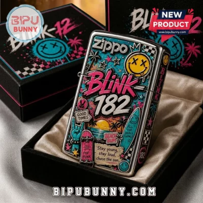 Blink-182 Embossed Zippo Lighter Case
