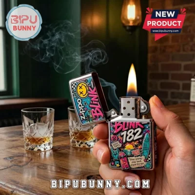Blink-182 Embossed Zippo Lighter Case
