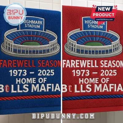 Buffalo Bills Highmark Stadium Farewell Season 1973-2025 Towel