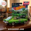 Green Canberra Raiders 45th anniversary Hot Wheels die-cast car on backing card with team viking logo and stadium art.!