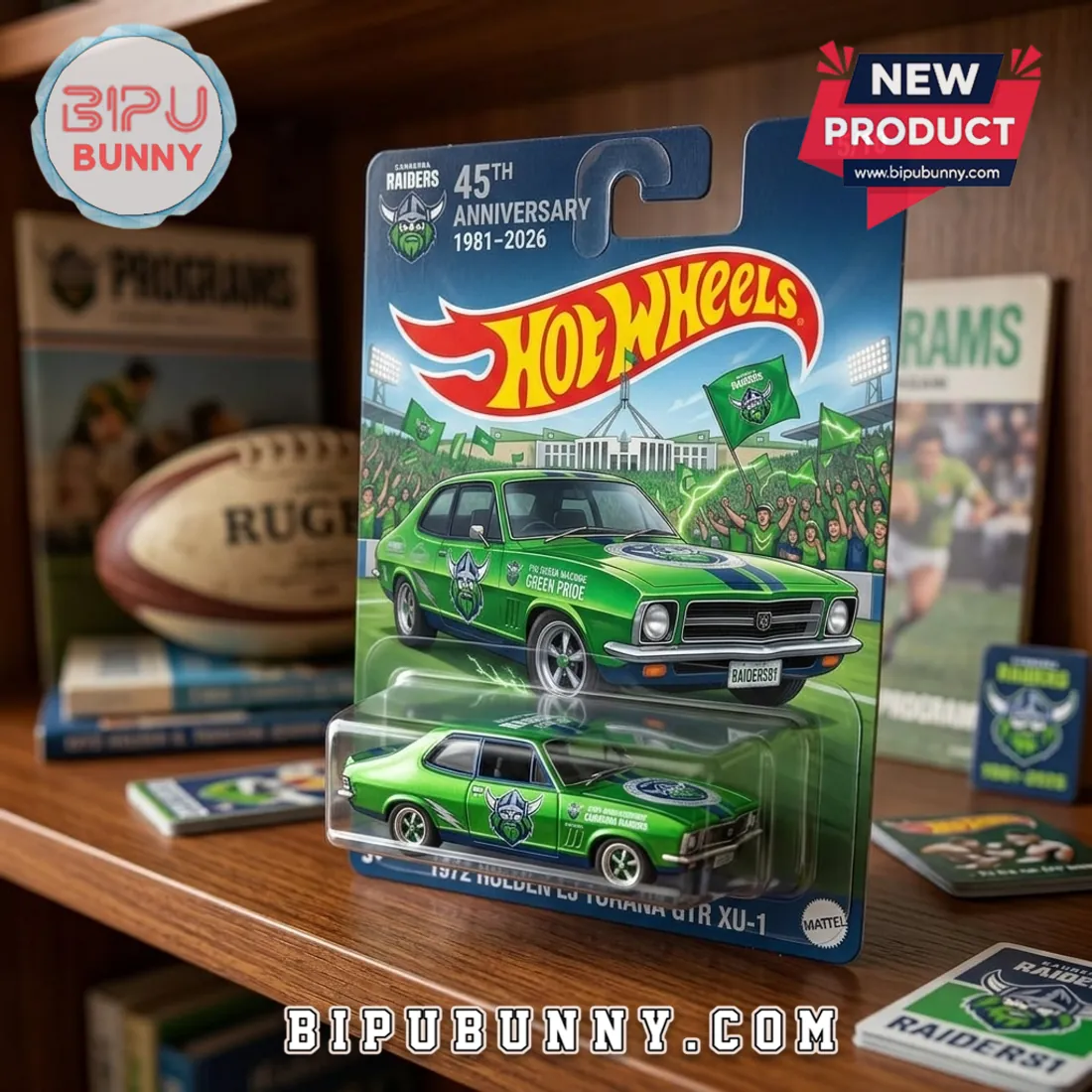 Canberra Raiders 45th Anniversary Collectible Holden Car Canberra Raiders 45th Anniversary Collectible Holden Car