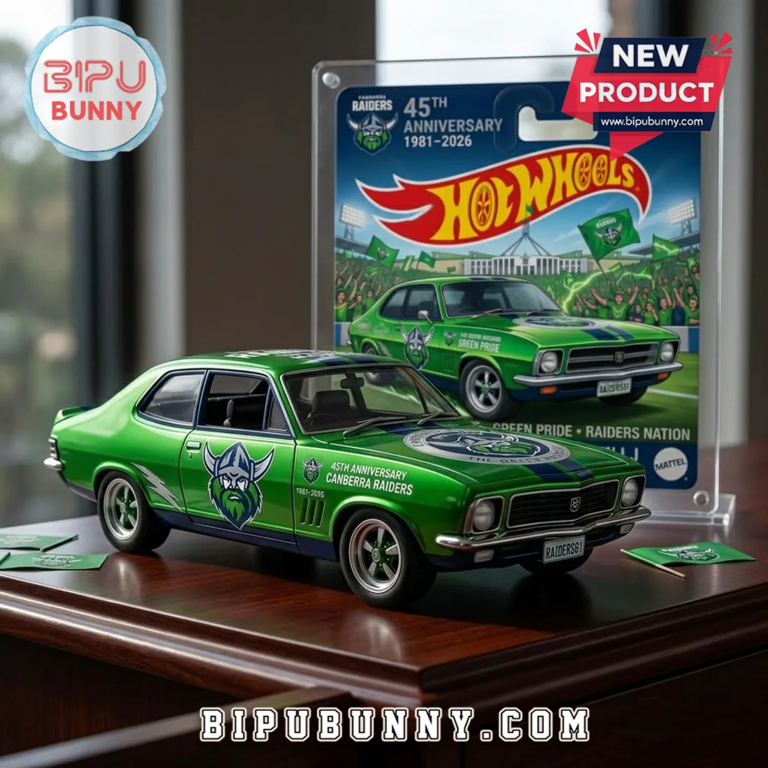 Canberra Raiders 45th Anniversary Collectible Holden Car Canberra Raiders 45th Anniversary Collectible Holden Car