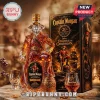 Captain Morgan Pirates of the Caribbean 20th anniversary glass rum bottle and box set with amber-colored liquid.!