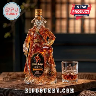 Captain Morgan x Pirates of the Caribbean 20th Anniversary Whiskey Decanter