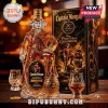 Captain Morgan Pirates of the Caribbean 20th anniversary glass decanter with two matching tumblers and black display box.!