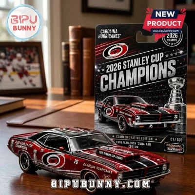Carolina Hurricanes 2026 Stanley Cup Champions Diecast Car Carolina Hurricanes 2026 Stanley Cup Champions Diecast Car
