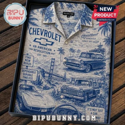Chevrolet Toile Blue 2026 Hawaiian Shirt