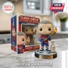 Claude Lemieux vinyl collectible figure holding a flaming torch with a miniature silver Stanley Cup trophy on a base.!