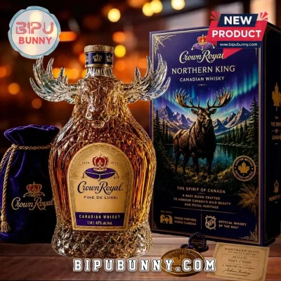 Crown Royal Northern King Limited Edition Whisky Decanter