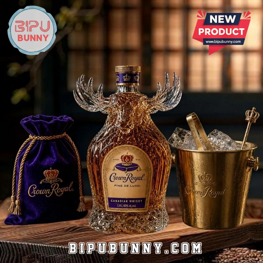 Crown Royal Northern King Limited Edition Whisky Decanter Crown Royal Northern King Limited Edition Whisky Decanter