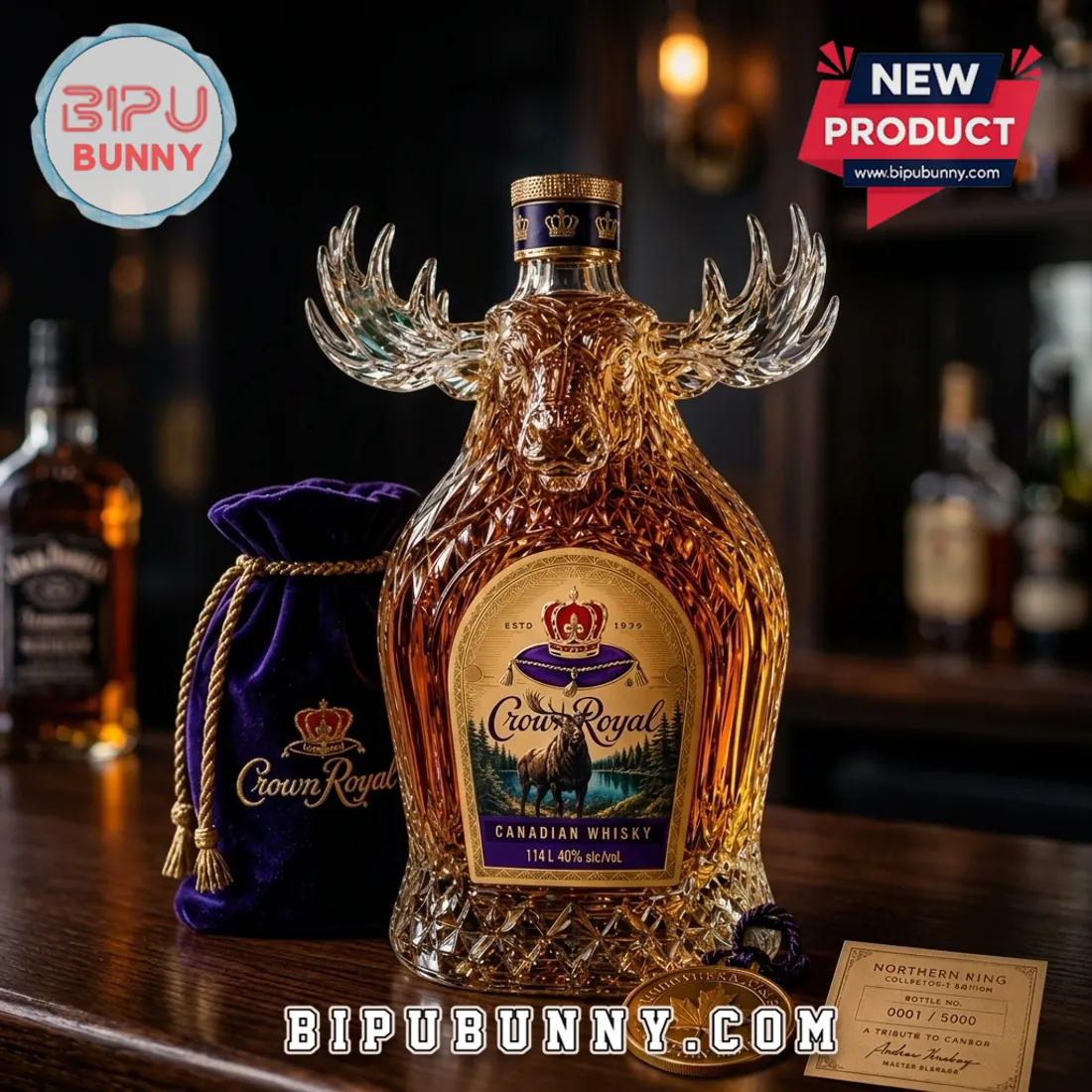 Crown Royal Northern King Limited Edition Whisky Decanter Crown Royal Northern King Limited Edition Whisky Decanter