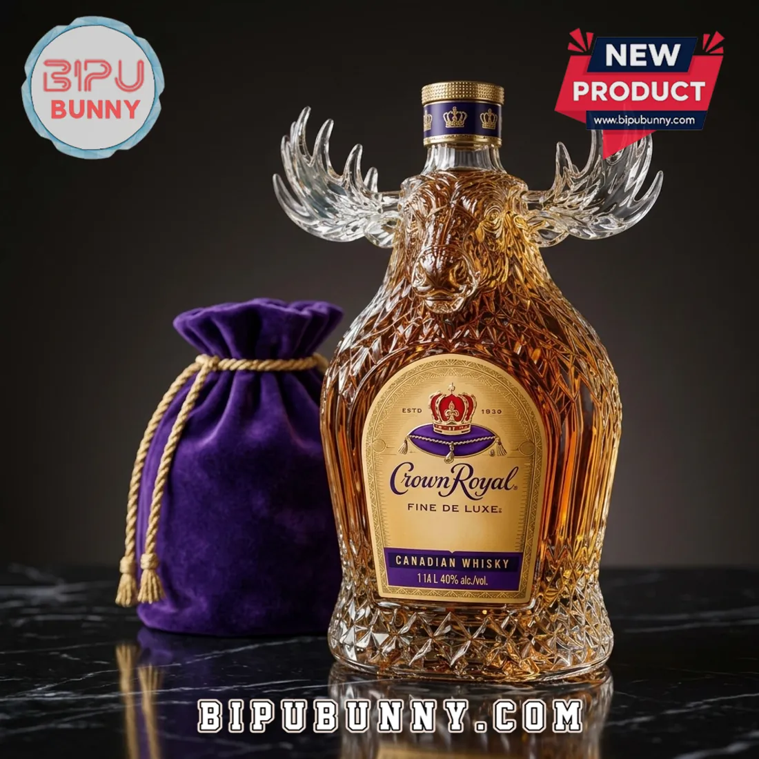Crown Royal Northern King Limited Edition Whisky Decanter Crown Royal Northern King Limited Edition Whisky Decanter