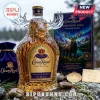Crown Royal Northern King Canadian Whisky in a custom glass moose-shaped bottle with a purple pouch and gold coin.!