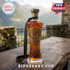 Crystal Palace FC 2026 UEFA Conference League commemorative glass whiskey bottle with a gold eagle crest emblem.!