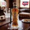 Crystal Palace FC 2026 UEFA Conference League Champions whiskey bottle with embossed gold emblem and black ribbon.!