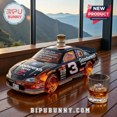Dale Earnhardt 75th Birthday Chevrolet Monte Carlo Whiskey Decanter