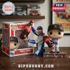 Daniel Suárez Funko Pop Rides figure holding a Coca-Cola bottle next to its branded display box on a confetti surface.!