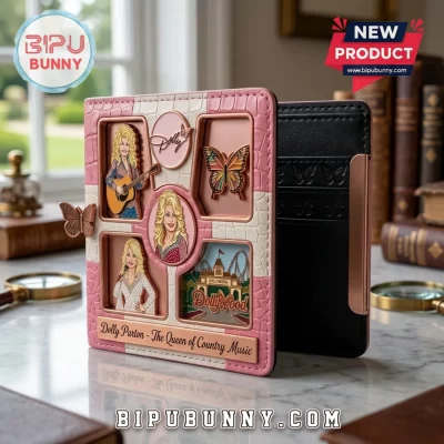 Dolly Parton Queen of Country Music Dollywood Collectible Leather Wallet