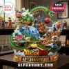 Dragon Ball 40th anniversary resin diorama statue featuring Shenron, Goku, and various series characters on a display base.!