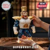 Dragon Ball Z Great Ape Vegeta vinyl figure with gold crown, blue translucent legs, and white Saiyan armor plating.!