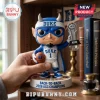 Duke Blue Devils bobblehead figure wearing a uniform, mask, and horns, holding a basketball and an ACC championship trophy.!