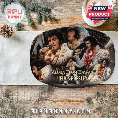 Elvis Presley Aloha from Hawaii Collectible Decorative Plate