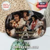 Oval Elvis Presley Aloha From Hawaii plaque featuring multiple concert photos of Elvis in a white jumpsuit and flower lei.!