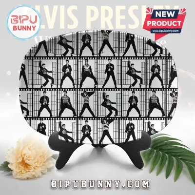 Elvis Presley Jailhouse Rock Filmstrip Ceramic Custom Plate