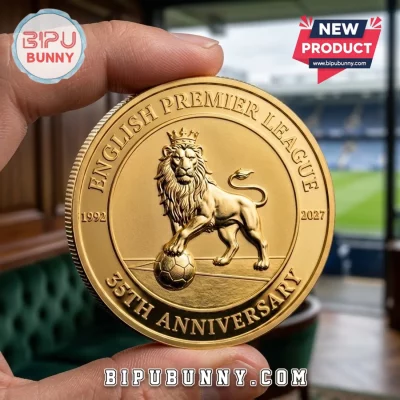 English Premier League 35th Anniversary Gold Commemorative Coin