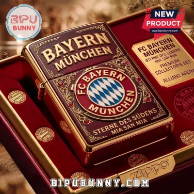 FC Bayern Munich Premium Metal Lighter Case