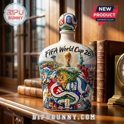 FIFA World Cup 2026 Hand-Painted Collectible Whiskey Decanter