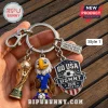 USA 2026 World Cup metal keychain featuring a FIFA trophy charm, a bald eagle mascot, and a USMNT shield pendant.!