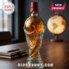 2026 FIFA World Cup glass whiskey decanter shaped like the championship trophy with red wax seal on a wooden desk.!