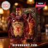 Fireball Cinnamon Whisky 30th anniversary bottle with red dragon sculpture design and matching collector box packaging.!