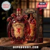 Fireball cinnamon whisky bottle featuring a three-headed dragon sculpture with a themed box for the 30th anniversary.!