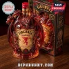 Fireball Cinnamon Whisky 30th anniversary glass bottle featuring a three-headed dragon sculpture and themed display box.!