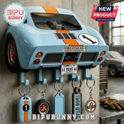 Ford GT40 Mk II 1966 Le Mans Blue Key Holder