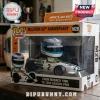 Funko Pop McLaren 60th Anniversary M2B racing car figurine with driver in white and green car marked number 2 in display box.!