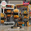 McLaren Formula 1 1000th Grand Prix vinyl figure in orange and blue racing suit with helmet on a black display stand.!